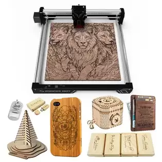 Pay Only €159.00 For Atomstack Swift 12w Laser Engraver For Wood, Acrylic, Leather Ai Text To Image For Custom Designs, 300x300mm Working Area With This Coupon Code At Geekbuying