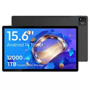 Pay Only $282.34 For Meswao B3 Tablet, 15.6 Inch 1920*1080 Ips Screen, Mtk Helio G99 8 Cores, 6gb Ram 128gb Rom, Android 14, Wifi 5 Bluetooth 5.0, 12000mah Battery, 32mp+5mp Camera, 4*speakers - Eu Plug, Grey With This Coupon Code At Geekbuying