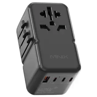 Pay Only €59.00 For Minix Tp140 140w Universal Travel Adapter, 3*usb-c, 1*usb-a With This Coupon Code At Geekbuying