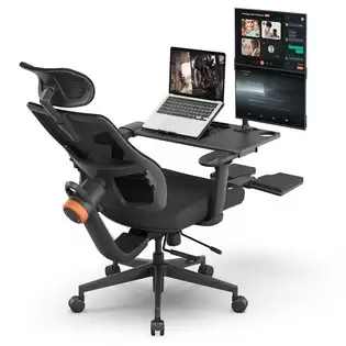 Order In Just €249.99 Newtral Magich-bp Ergonomic Chair With Footrest + Detachable Workstation Desktop, Black With This Discount Coupon At Geekbuying