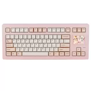 Pay Only $154.27 For Sp-star D82 Pro Wireless Mechanical Keyboard, 80% Compact Layout, Tri-mode 2.4g/bluetooth/usb-c, 2.4-inch Ips Screen, Hot-swappable White Switch V2 Linear, Pbt Keycaps, Rgb Backlight, Gasket Mount - Pink With This Coupon Code At Geekbuying