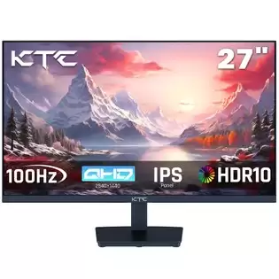 Pay Only €119.99 For Ktc H27t27 Gaming Monitor, 27-inch 2560x1440 Qhd Ips Screen, 100hz Refresh Rate, Hdr10, 1ms Response Time, Adaptive-sync, Low Blue Light & Flicker-free, Vesa Wall Mount, 2*hdmi 2.0, 1*dp 1.4, 1*headphone Jack With This Coupon Code At Geekbuying