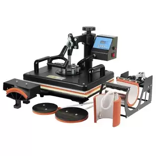 Order In Just €166.00 Shuohao Sh06 6 In 1 Heat Press Machine, 11.4*15in, For Cap/bag/mouse Pad/phone Case/pillows/mug/plate/coaster/t-shirts With This Discount Coupon At Geekbuying