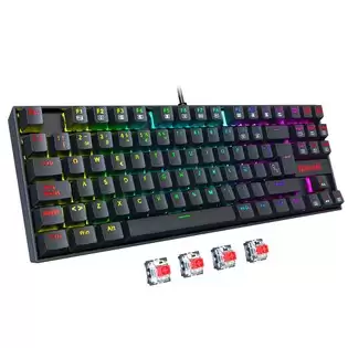 Order In Just $43.08 Redragon K552p-kr-es Mechanical Gaming Keyboard Spanish Layout, Compact 87 Keys, Rgb Backlit, Red Switch, Metal Panel, Anti-ghosting, Wired Usb Keyboard For Pc, Laptop, Office, Gamers, And Typists Black With This Discount Coupon At Geekbuying